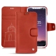 Capa em pele Apple iPhone X - Arange clouquié