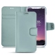 Apple iPhone X leather case - Bleu Ciel PU