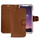 Lederschutzhülle Apple iPhone X - Marron PU