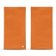 자석 고정 시스템이 장착된 소프트 안경집 - Griffe 1 - Orange ( Nappa - Pantone 1495U ) 