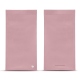 Weiches Brillenetui mit Magent - Griffe 1 - Rose ( Nappa - Pantone 2365C ) 