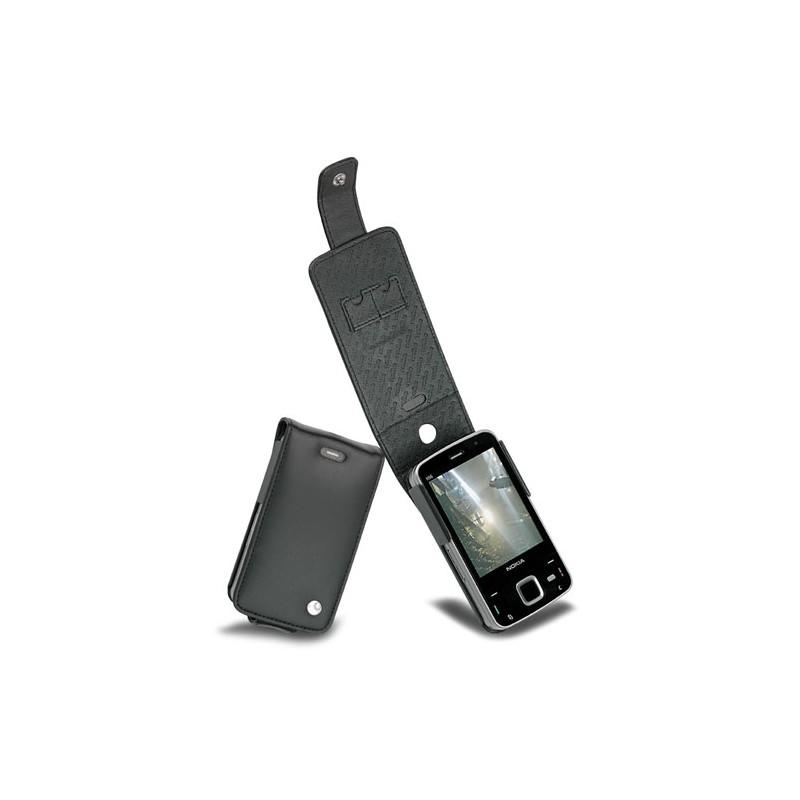 Nokia N96  leather case - Noir ( Nappa - Black ) 