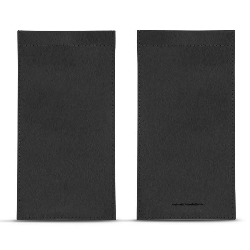Supple glasses case with magnetic fastening system - Griffe 1 - Noir PU