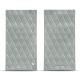 Astuccio per occhiali soffice con magnete - Griffe 1 - Gris - Couture ( Nappa - Pantone W428C ) 