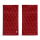 ソフトメガネケース　マグネット留め具付  - Griffe 1 - Rouge - Couture ( Nappa - Pantone 199C ) 