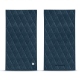Supple glasses case with magnetic fastening system - Griffe 1 - Indigo - Couture ( Pantone 303U ) 