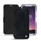 Capa em pele Apple iPhone X - Dark vintage ( Roughtcut - Black#5256 ) 