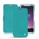 가죽 커버 Apple iPhone X - Bleu fluo