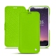 Capa em pele Apple iPhone X - Vert fluo