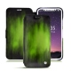 Housse cuir Apple iPhone X - Vert Patine