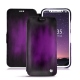 가죽 커버 Apple iPhone X - Violet Patine