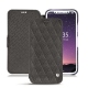 가죽 커버 Apple iPhone X - Anthracite - Couture ( Pantone 424C ) 