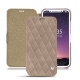 Housse cuir Apple iPhone X - Taupe vintage - Couture