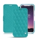 Lederschutzhülle Apple iPhone X - Bleu fluo - Couture