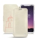 가죽 커버 Apple iPhone X - Blanc escumo