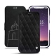 Apple iPhone X leather case - Negre poudro - Couture