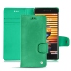 Meizu Pro 7 leather case - Menthe vintage ( Pantone 562C ) 