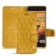 Capa em pele Meizu Pro 7 - Jaune soulèu - Couture