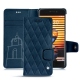 Custodia in pelle Meizu Pro 7 - Blu mediterran - Couture