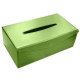 Scatola per fazzoletti  - Rettangolare - Griffe 1 - Vert olive ( Nappa - Pantone 578U ) 