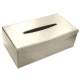 Box für Taschentücher - Rechteckig - Griffe 1 - Blanc (  Nappa - White ) 