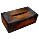 Rectangular tissue box holder - Griffe 1 - Marron Patine