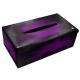 Caja de pañuelos - Rectangular - Griffe 1 - Violet Patine