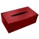 Scatola per fazzoletti  - Rettangolare - Griffe 1 - Rouge PU