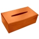 Boite à mouchoirs  - Rectangulaire - Griffe 1 - Orange PU