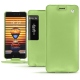Meizu Pro 7 leather case - Vert olive ( Nappa - Pantone 578U ) 