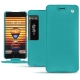 Housse cuir Meizu Pro 7 - Bleu fluo