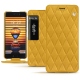 Capa em pele Meizu Pro 7 - Jaune soulèu - Couture