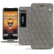 Housse cuir Meizu Pro 7 - Acier vintage - Couture