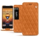 Meizu Pro 7 leather case - Mandarine vintage - Couture