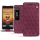 Custodia in pelle Meizu Pro 7 - Prune vintage - Couture