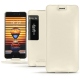 Housse cuir Meizu Pro 7 - Blanc PU
