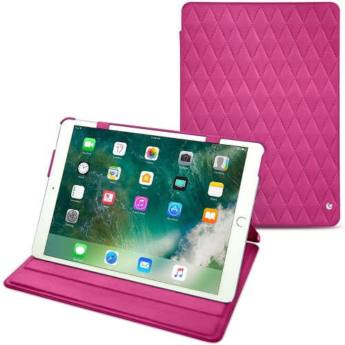 Housse cuir Apple iPad Pro 10,5'Rose BB - Couture ( Pantone #DB599F )