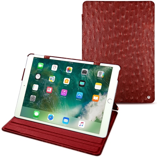 Funda de piel Apple iPad Pro 10,5'Autruche ciliegia ( Pantone #a4343a ) 