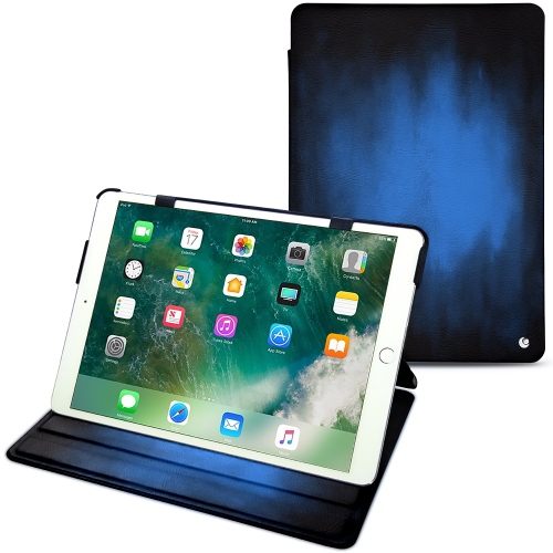 硬质真皮保护套 Apple iPad Pro 10,5'Bleu Patine
