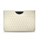 Pochette cuir Apple iPad Pro 10,5" - Blanc - Couture ( Bologna - White ) 