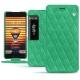 Housse cuir Meizu Pro 7 Plus - Menthe vintage - Couture