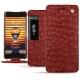 Housse cuir Meizu Pro 7 Plus - Autruche ciliegia