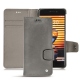 Meizu Pro 7 Plus leather case - Acier vintage ( Pantone 403C ) 