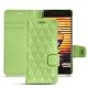 Capa em pele Meizu Pro 7 Plus - Vert olive - Couture ( Nappa - Pantone 578U ) 