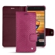 Meizu Pro 7 Plus leather case - Serpent ciclamino