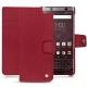 Housse cuir Blackberry Keyone - Rouge passion