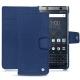 Housse cuir Blackberry Keyone - Bleu frisson