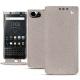 Housse cuir Blackberry Keyone - Taupe innocent