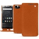 Blackberry Keyone leather case - Orange vibrant