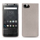 Coque cuir Blackberry Keyone - Taupe innocent